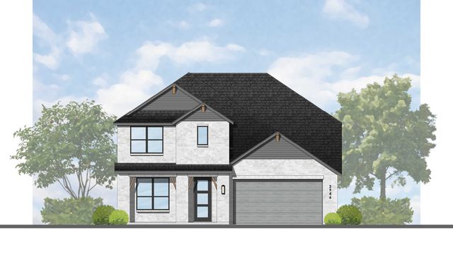 Plan Solomon in Heritage Ranch: 50ft. lots, Sherman, TX 75092