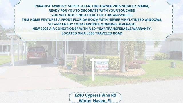1240 Cypress Vine Rd #290, Winter Haven, FL 33881