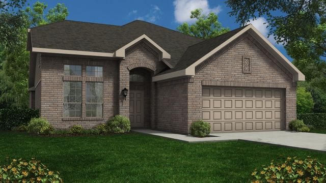 The Princeton Plan in Trails at Woodhaven Lakes 60's, Houston, TX 77053