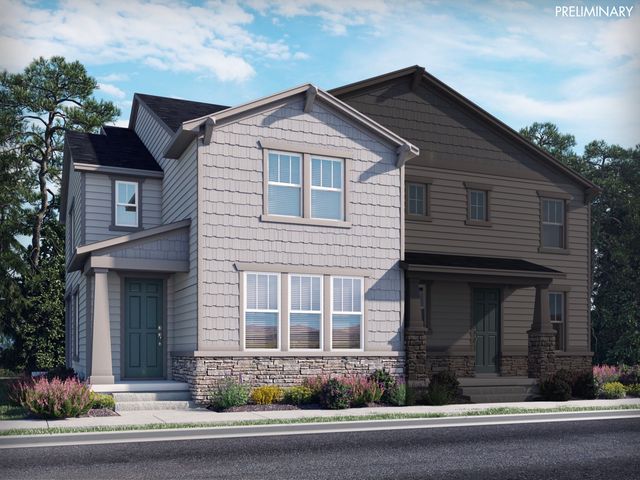 Aspen Plan in Prospect Village at Sterling Ranch: Paired Homes, Littleton, CO 80125