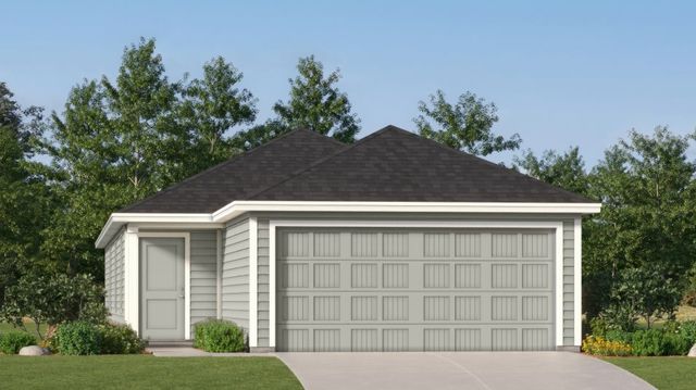 Hoffman Plan in Tres Laurels : Belmar Collection, San Antonio, TX 78245