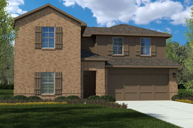 OZARK Plan in Rosewood at Beltmill, Fort Worth, TX 76131