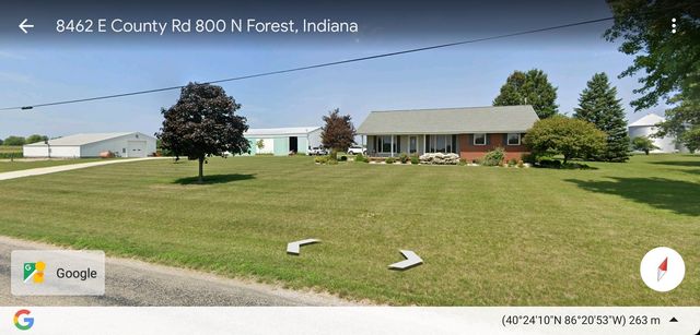 8462 E  County Road 800 N, Forest, IN 46039