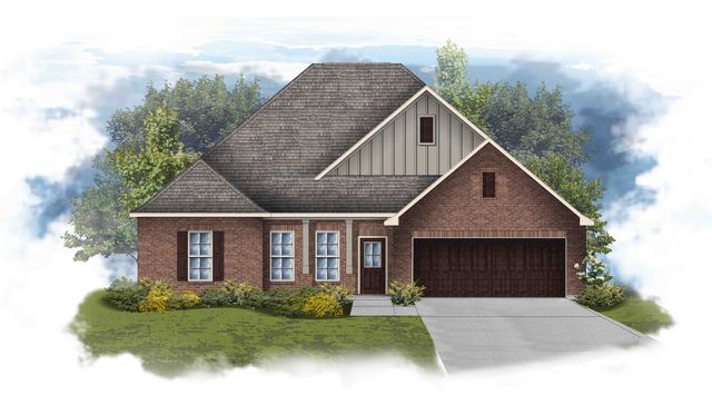 Comstock III H Plan in Hickory Cove, Gurley, AL 35748