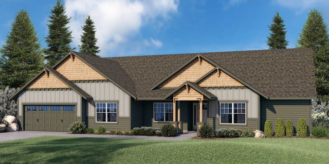 The Brager - Build On Your Land Plan in Southern Oregon- Build On Your Own Land - Design Center, Central Point, OR 97502