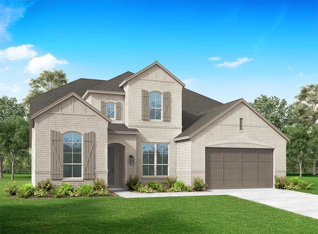Plan Leyland in Palmera Ridge: 60ft. lots, Leander, TX 78641