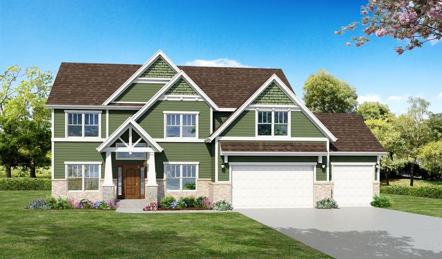 The Kentwood Plan in Reserves of Dunmoor Estates by DJK Homes, Plainfield, IL 60585