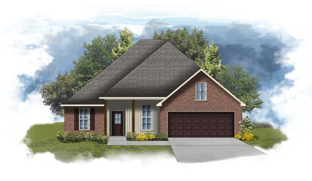 Hickory III H Plan in Landry Trace, Gulfport, MS 39503