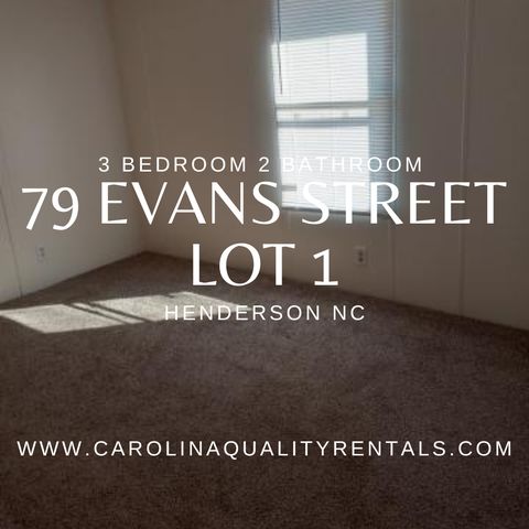 79 Evans St   #1, Henderson, NC 27537