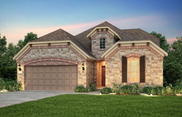 Mooreville Plan in The Overlook at Creekside, New Braunfels, TX 78130