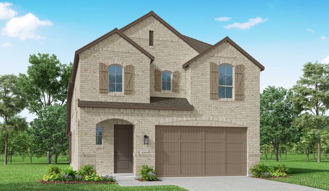 Plan Lincoln in Gruene Villages: 40ft. lots Phase 1, New Braunfels, TX 78130