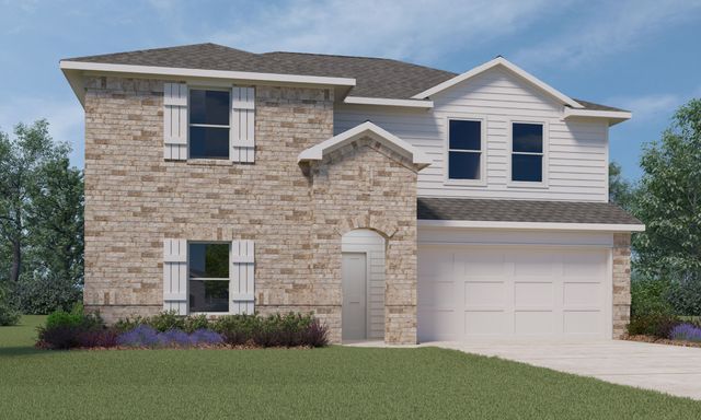 Plan E40P in Harrington Trails at The Canopies, New Caney, TX 77357
