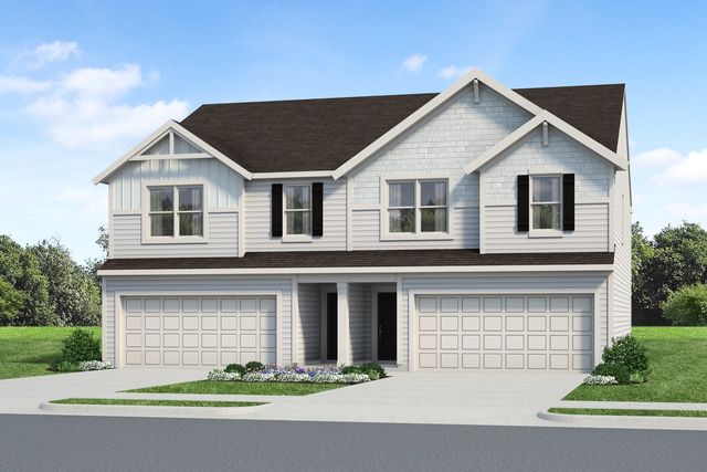 Rockhaven Plan in Courtyards at Bellewood, Indianapolis, IN 46235