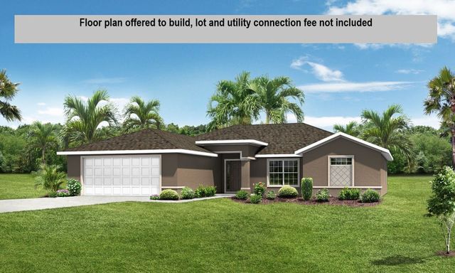 Magnolia Plan ON YOUR LOT in Palm Coast BUILD ON YOUR LOT, Palm Coast, FL 32164