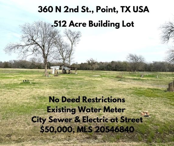 360 2nd St, Point, TX 75472