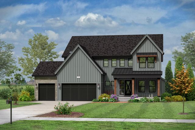 The Madison Plan in Stewart Ridge by DJK Homes, Plainfield, IL 60585