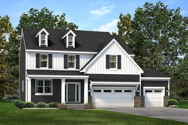 The Spencer Colonial Plan in Wellington Estates, Macomb, MI 48042