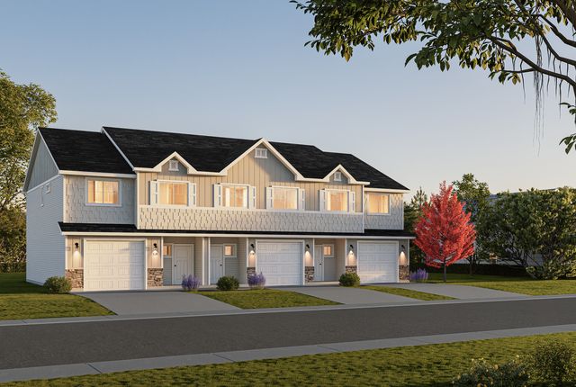 Townhome Center Unit Plan in Fruitland, Fruitland, ID 83619