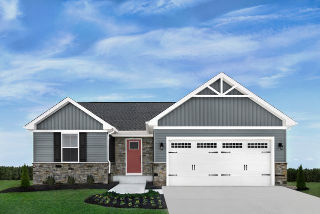 Grand Bahama Plan in Cardinal Pointe Ranch Homes, Hedgesville, WV 25427