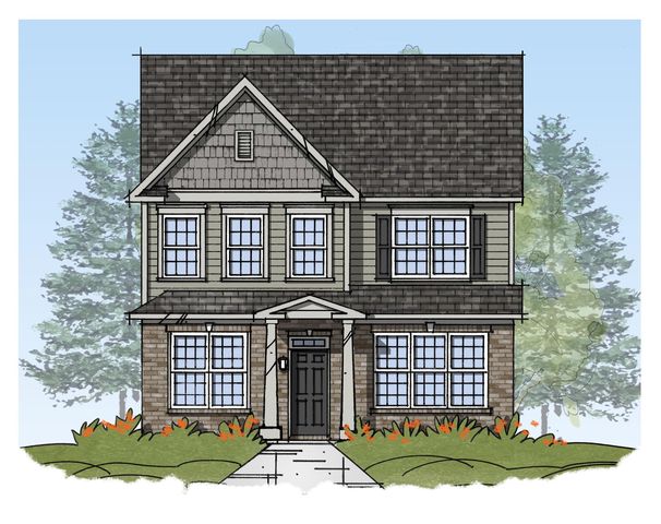Parkton A Plan in The Townes at Springvale Hill - Welden Village, Kernersville, NC 27284
