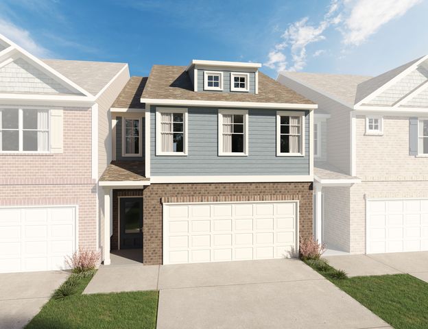 The Lexington Plan in Fairview Lake Townhomes, Conyers, GA 30013