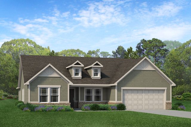 Crossroads 2474 Plan in Highlands at Grassy Creek, Indianapolis, IN 46239