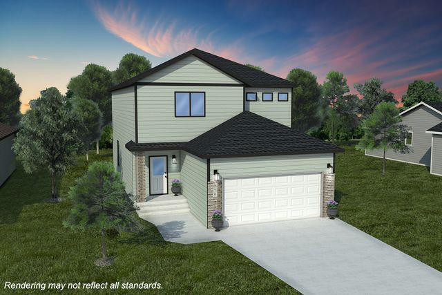 2086 CLASSIC 2 STALL Plan in Madelyn Meadows, Fargo, ND 58104
