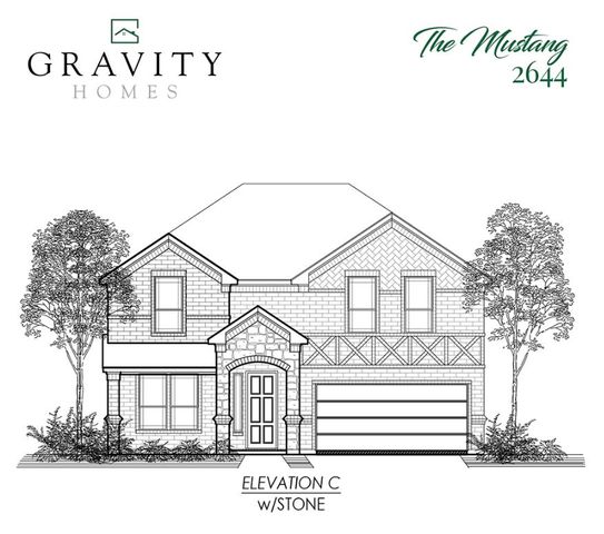 The Mustang Plan in Vista Point, Grandview, TX 76050