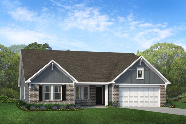 Crossroads 2467 Plan in Highlands at Grassy Creek, Indianapolis, IN 46239