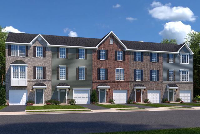Mozart Front Garage Plan in South Lake Townhomes, Bowie, MD 20716