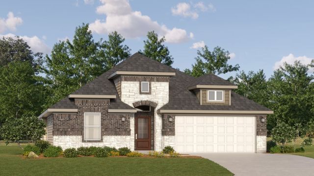 Rosso Plan in Johnson Ranch : Brookstone II Collection, Bulverde, TX 78163