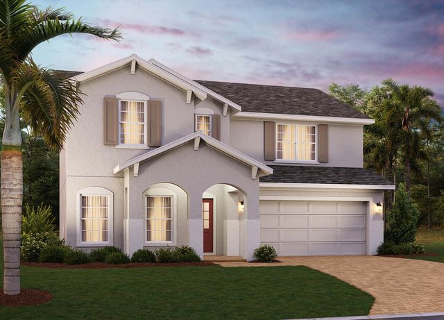 Newcastle Plan in Single-Family Homes at Sky Lakes Estates, Saint Cloud, FL 34769