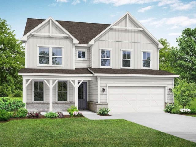 The Willow B at Wehunt Meadows Plan in Wehunt Meadows, Hoschton, GA 30548