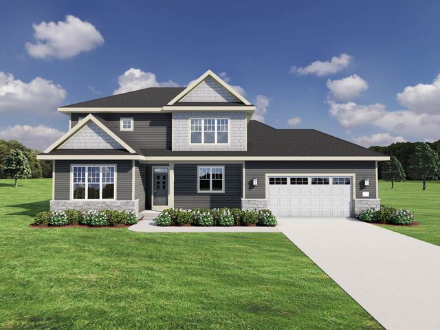 The Bryant II 2 Car Plan in Pleasant View Reserve, Franklin, WI 53132