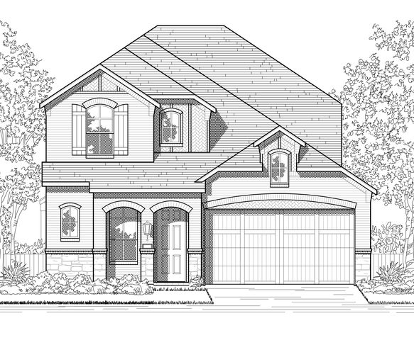 Plan Martin in Parkside On The River: 50ft. lots, Georgetown, TX 78628