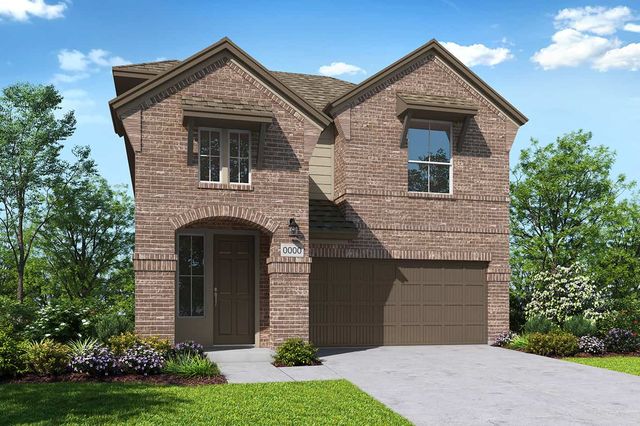 Mariposa Plan in Terrace Collection at Lariat, Liberty Hill, TX 78642