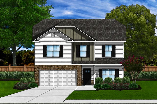 Bradley II C Plan in Cottages at Roofs Pond, West Columbia, SC 29170