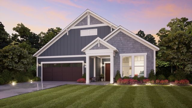 Portico Plan in The Courtyards of Hyland Meadows, Plain City, OH 43064
