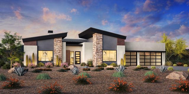 Hoffman with Basement Plan in Toll Brothers at Adero Canyon - Adero Collection, Fountain Hills, AZ 85268