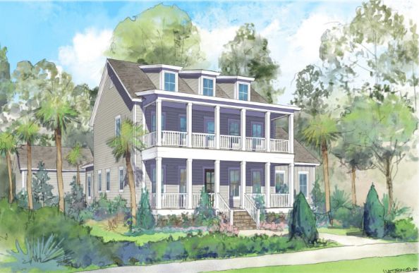 Wando Plan in Riverside at Carolina Park Custom Homes, Mount Pleasant, SC 29466