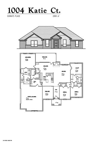 2269 Plan in Donna's Place, Azle, TX 76020