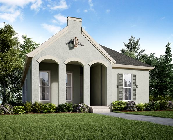 Florence-Creole Cottage I Plan in Olde Towne at Millcreek, Lafayette, LA 70508