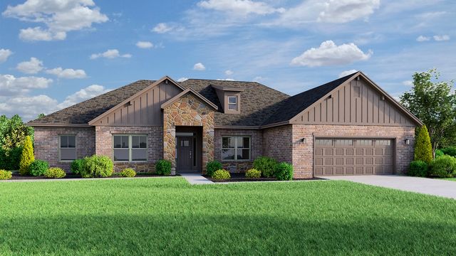 The Bosque Plan in Hedgefield Homes - Build On Your Lot, Weatherford, TX 76087