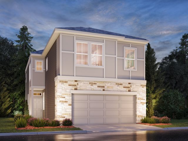 The Ryker (S150) Plan in Dunvale Village - Townhome Collection, Houston, TX 77063