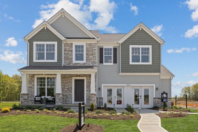 Granville Plan in Homes at Foxfire, Commercial Pt, OH 43116