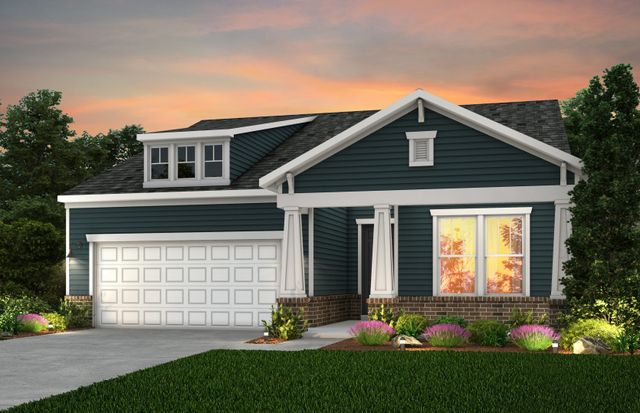 Prosperity with Basement Plan in Kensington Ridge by Del Webb, Milford, MI 48381