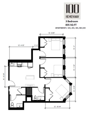 100 Hemenway St   #303, Boston, MA 02115