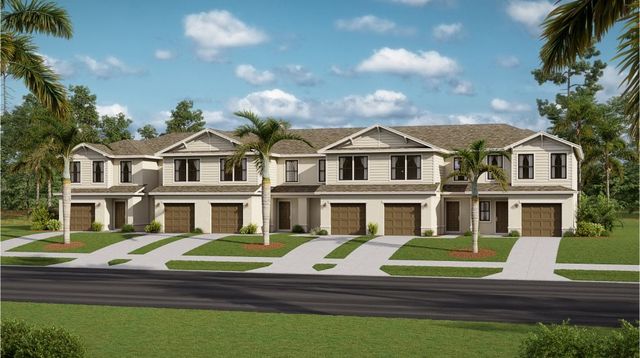 Avery Plan in Crane Landing : Townhomes, North Fort Myers, FL 33917