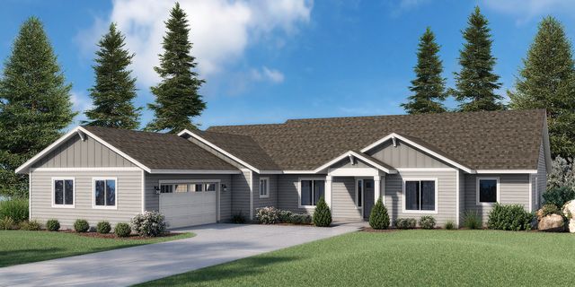 The Cashmere - Build On Your Land Plan in Southern Oregon- Build On Your Own Land - Design Center, Central Point, OR 97502