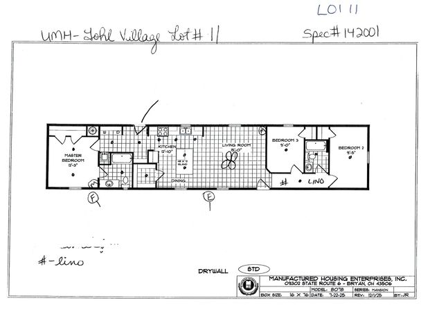 Mansion 11 Fohl Village Plan in Fohl Village, Canton, OH 44706